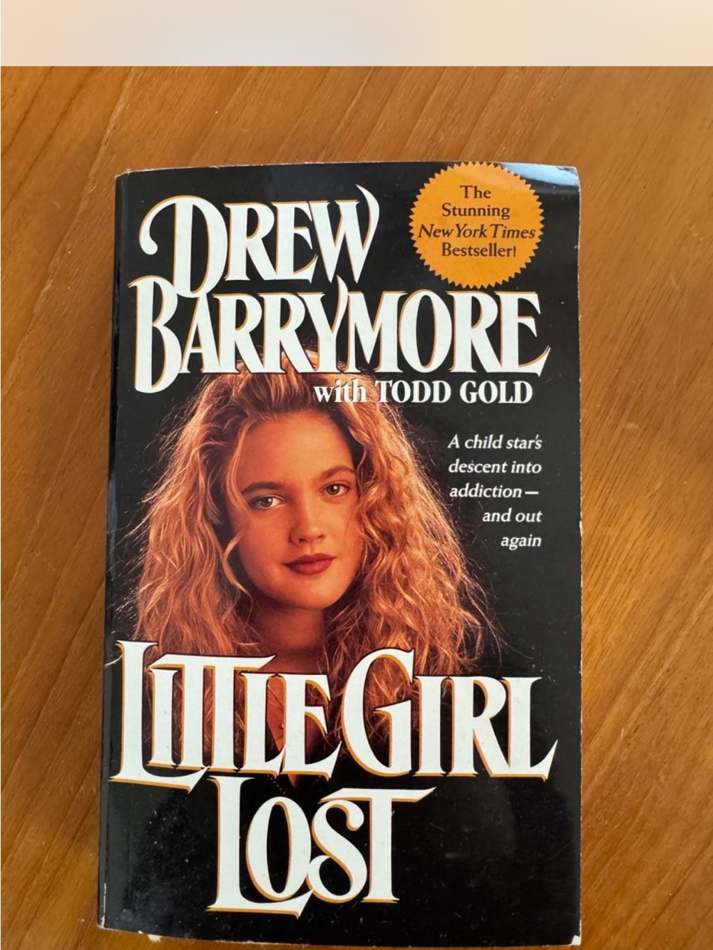 Rare out of print Drew Barrymore autobiography with Todd Gold